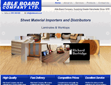 Tablet Screenshot of ableboard.co.uk